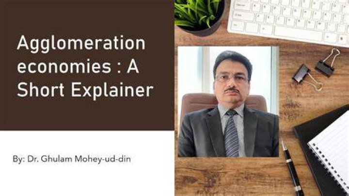 What is agglomeration economy class 10th?