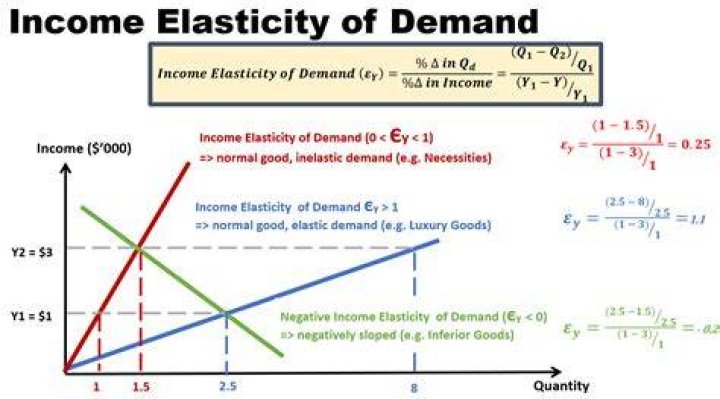 What is an example of income elasticity of demand?