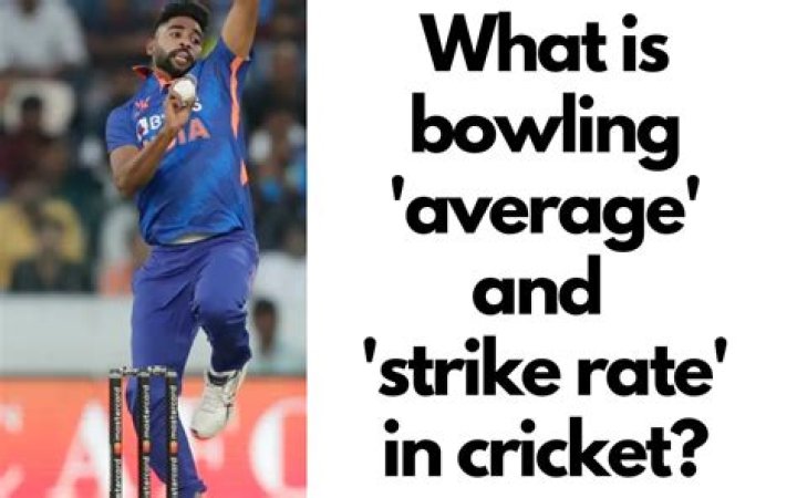 What is average economy and strike rate in cricket bowling?