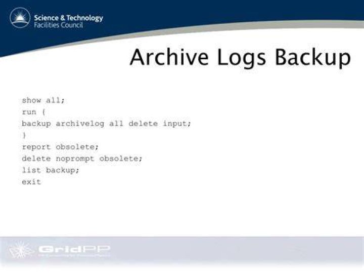 What is backup archivelog all delete input?