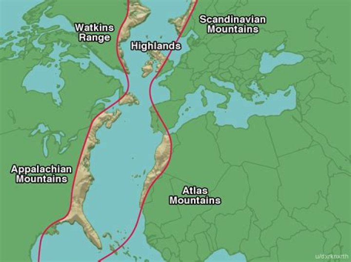 What is believed to be the oldest mountain chain in the world?