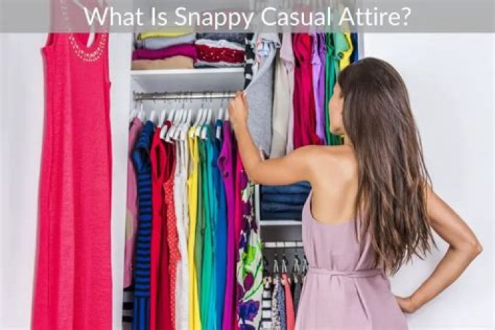What is considered snappy casual attire?