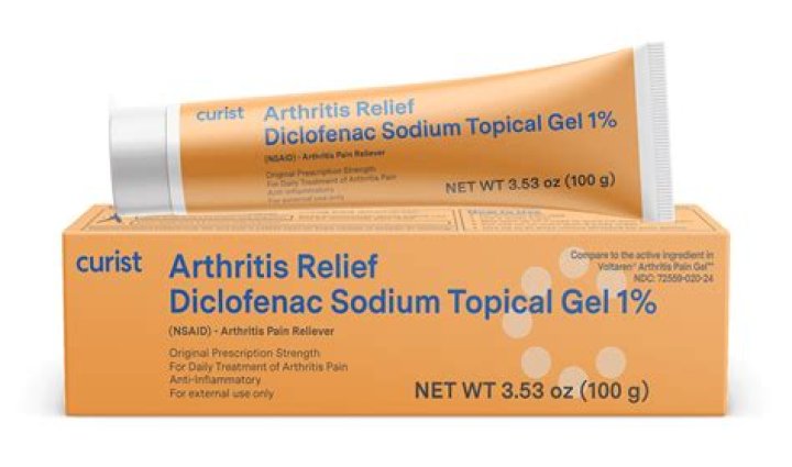 What is diclofenac gel used for?