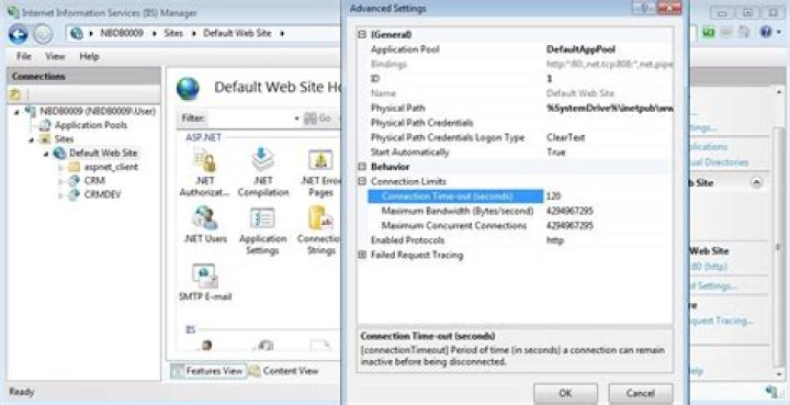 What is executionTimeout in web config?