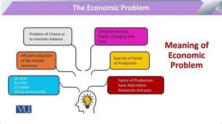 What is meant by economic problem?