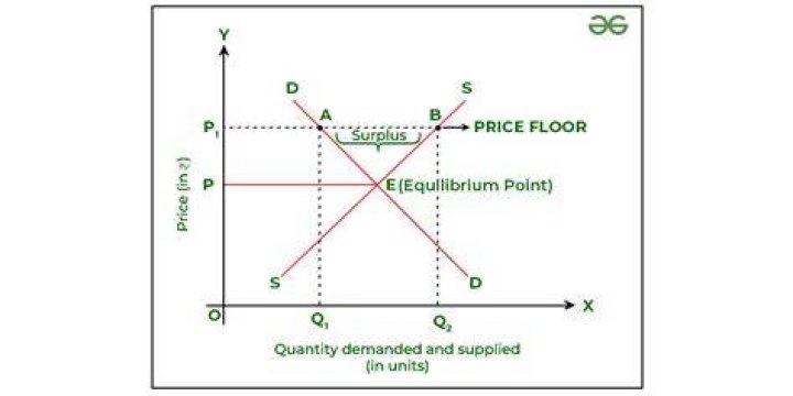 What is one effect of a price floor quizlet?