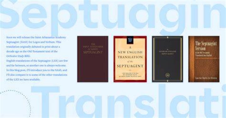 What is the best translation of the Septuagint?