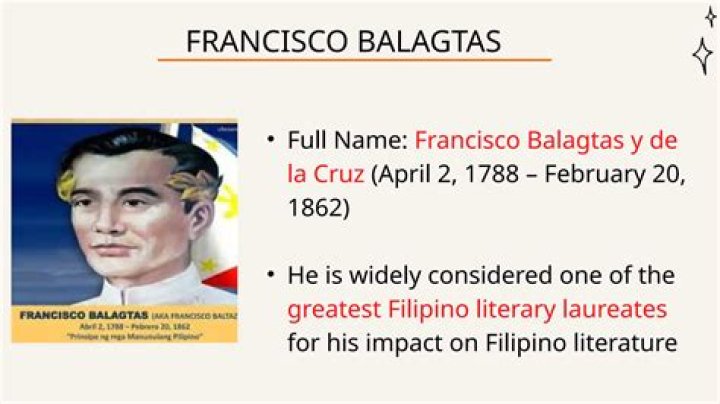 What is the contribution of Francisco Balagtas in Philippine literature?