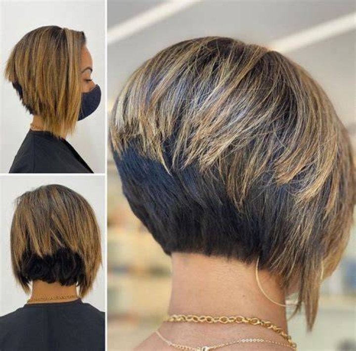 What is the difference between stacked and inverted bob?