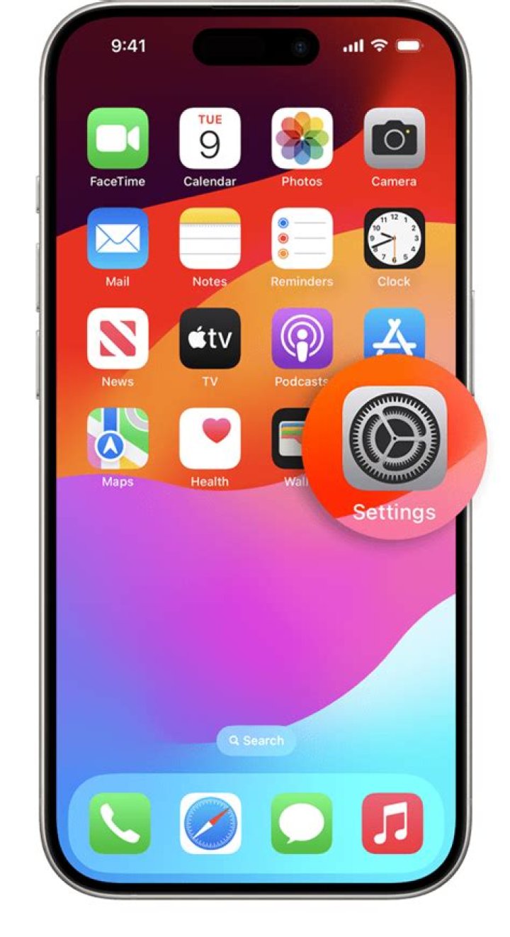 What is the round icon on my iPhone?