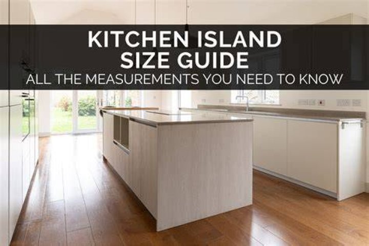 What is the standard size of a kitchen island?