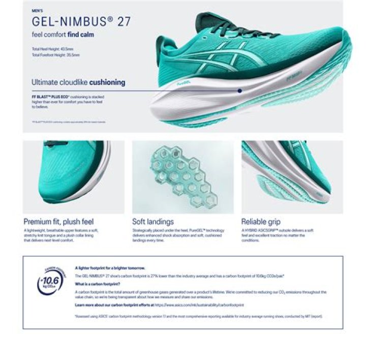 What kind of shoe is Asics Gel-Nimbus?