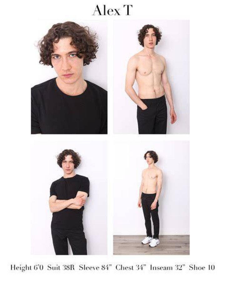 What should a male modeling portfolio include?