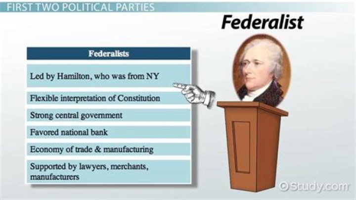 What type of economy did the Federalists support?