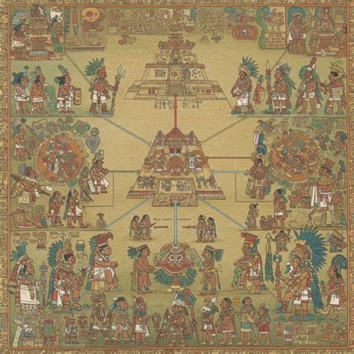 What was the economic organization of the Aztec Empire?