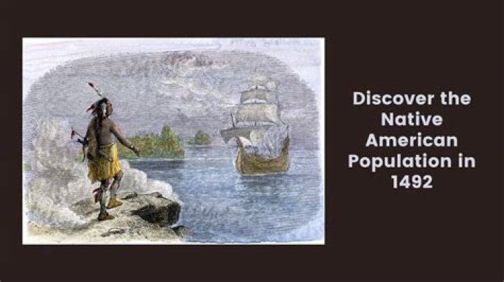 What was the Native American population in 1492?