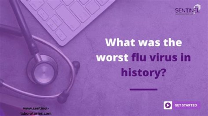 What was the worst flu in history?