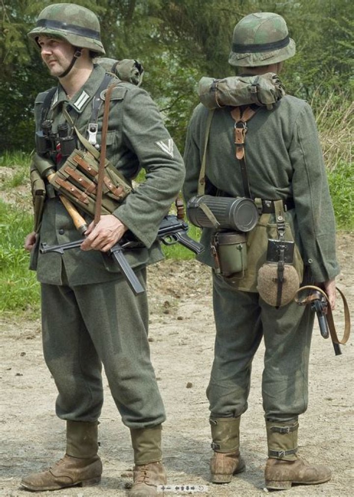 What were German ww2 uniforms made of?