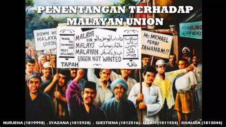 What were the two main reasons why the Malays opposed the Malayan Union?