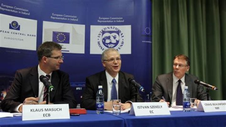 When did the IMF bailout Ireland?