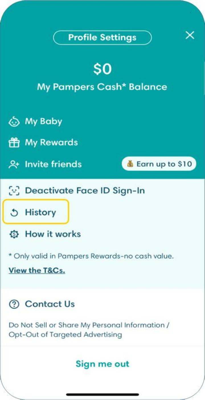 Where can I find Pampers Rewards code?