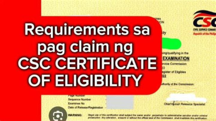 Where can I get my CSC Certificate of Eligibility?