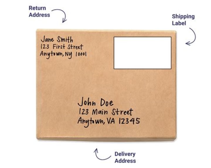 Where does address go on 9×12 envelope?