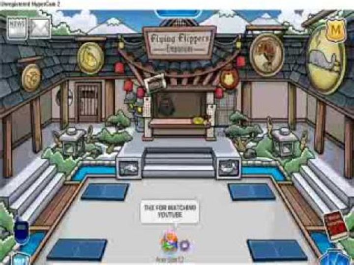 Where is the secret ninja hideout on Club Penguin?
