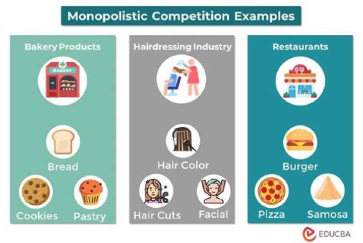 Which characteristics of businesses selling designer clothing are monopolistic which are competitive?