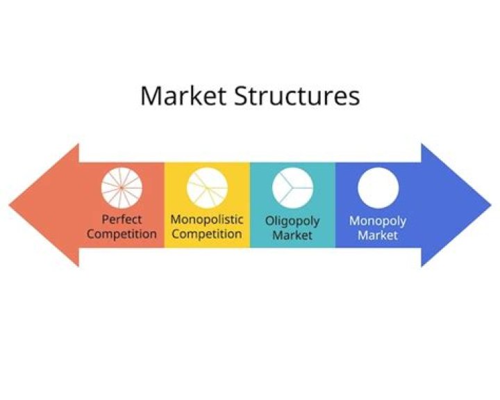 Which type of market structure is dominated by a few large firms?