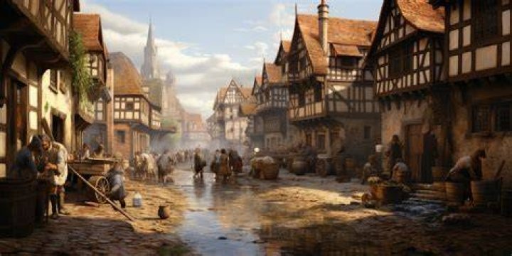 Who dominated the economic life of medieval towns?