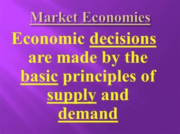 Who makes economic decisions in a market economy?