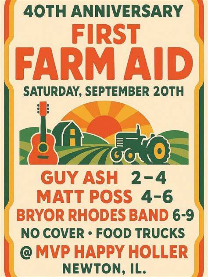 Who performed at Farm Aid 1985?