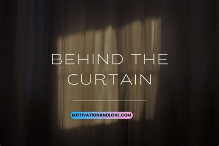 Why does tool play behind a curtain?