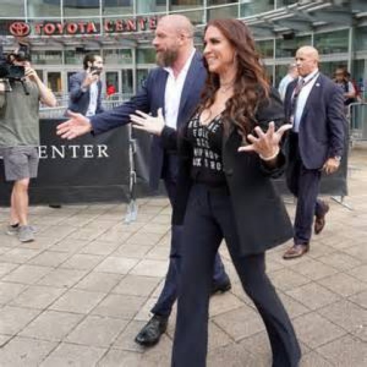 Why does Triple H have a water bottle?