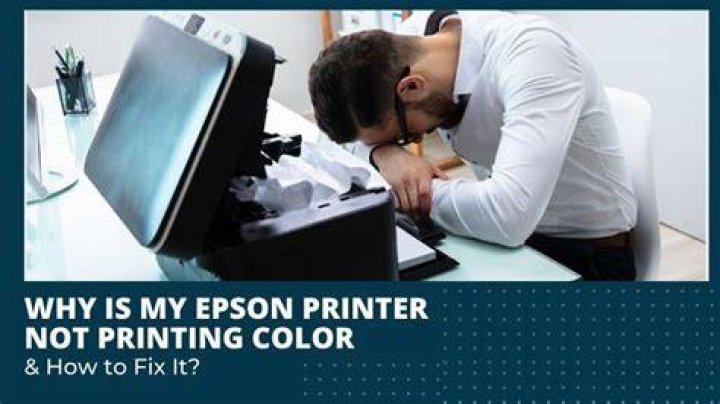 Why is my Epson printer not printing the words?